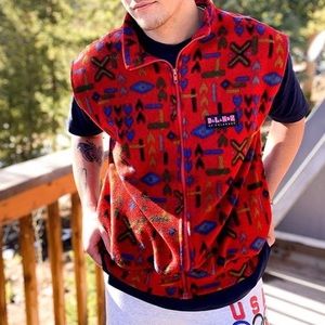 Vintage fleece vest